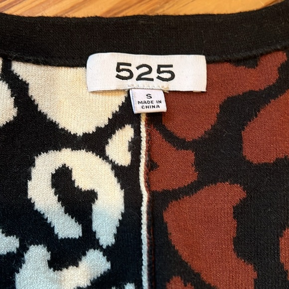 525 America animal print cardigan size small - Picture 5 of 5